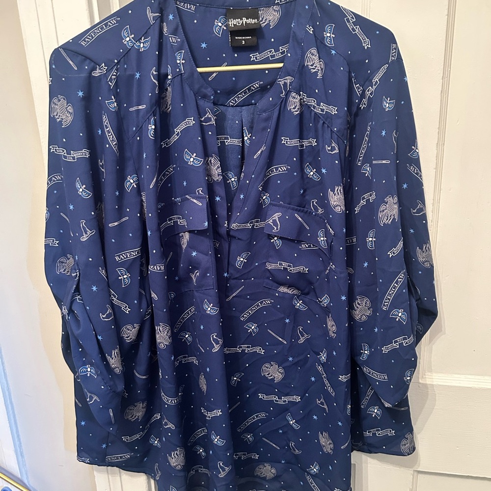 Torrid Blue Harry Potter Blouse